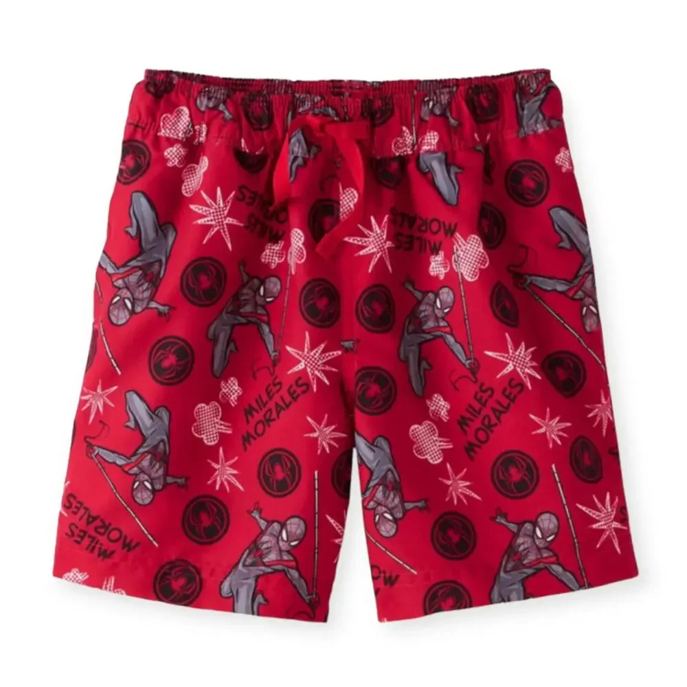 Hanna Andersson NWT Marvel Miles Morales Swim Trunks. Size 5